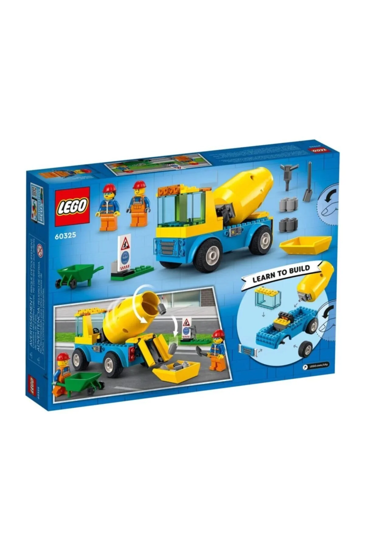 لگو و اسباب بازی های ساخت محور شهر میکسر بتن 60325 از ترکیه LEGO