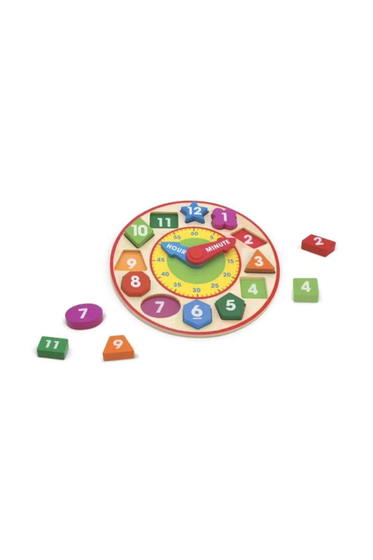 اسباب بازی های چوبی سفید مردانه و زنانه ساعت Melissa & Doug Melissa & Doug