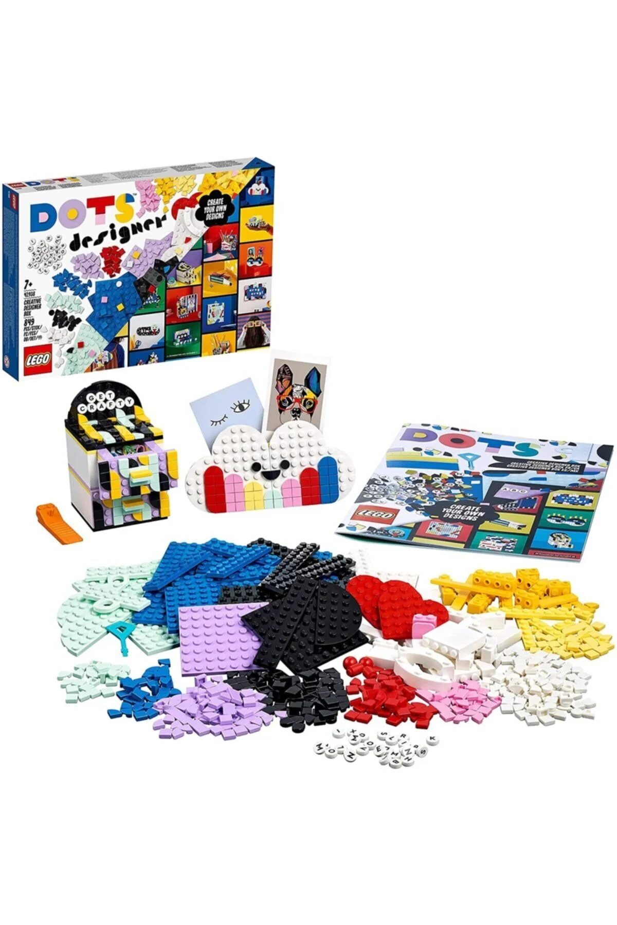 لگو DOTS BOX DESIGNER CREATIVE 41938 مجموعه دکوراسیون صنایع دستی ؛ 779 قطعه اورجینال LEGO