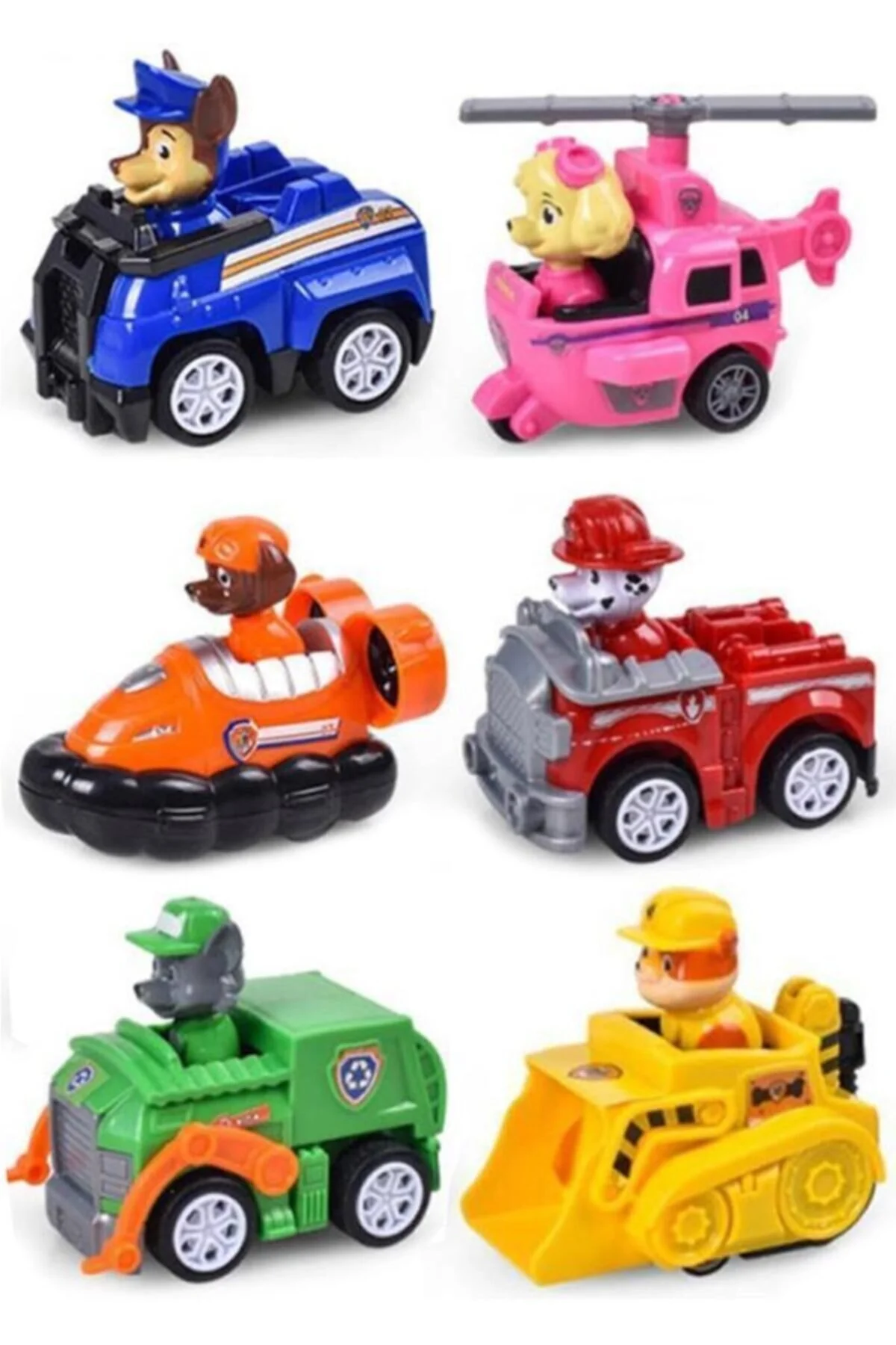 اسباب بازی های فیگور دیگر ست PAW PATROL با 6 عدد Realx