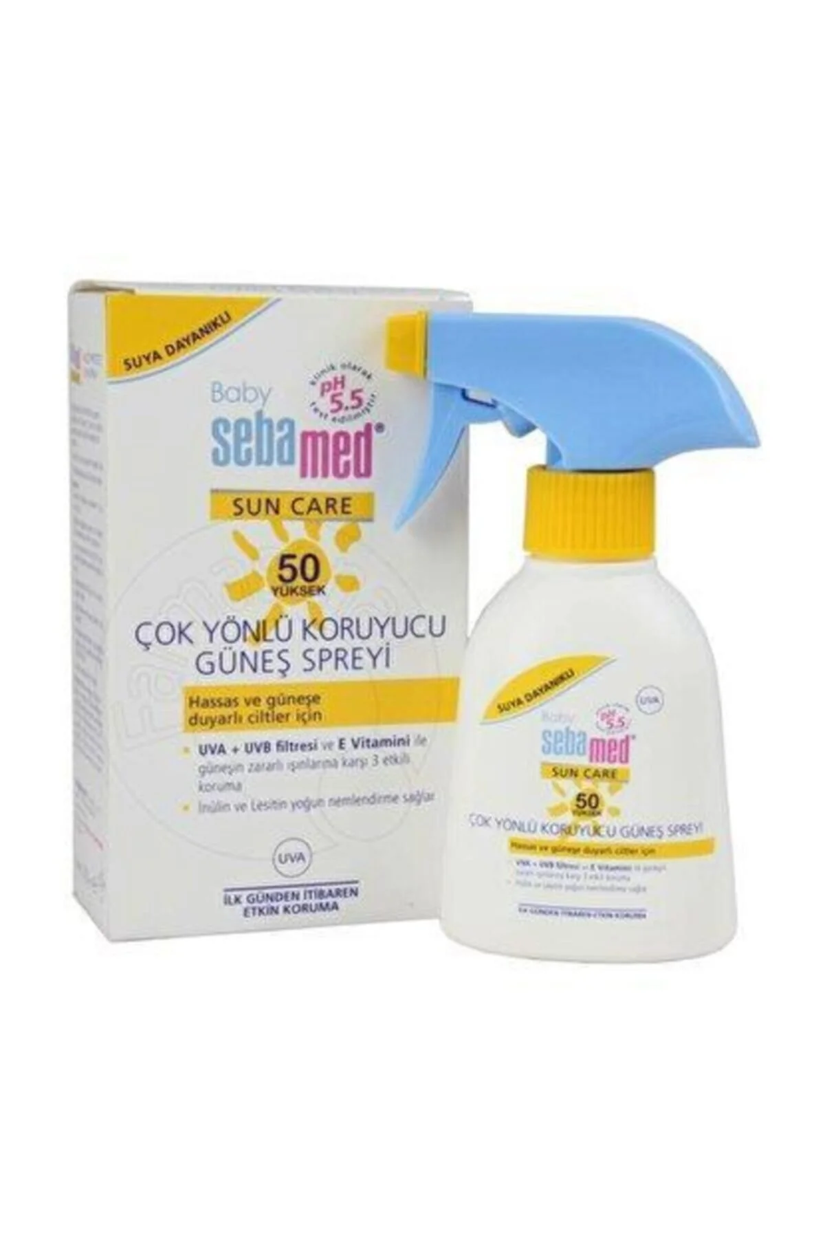 Sebamed اسپری ضدآفتاب نوزادان SPF 50 با حفاظت بالا 200 میلی لیتر