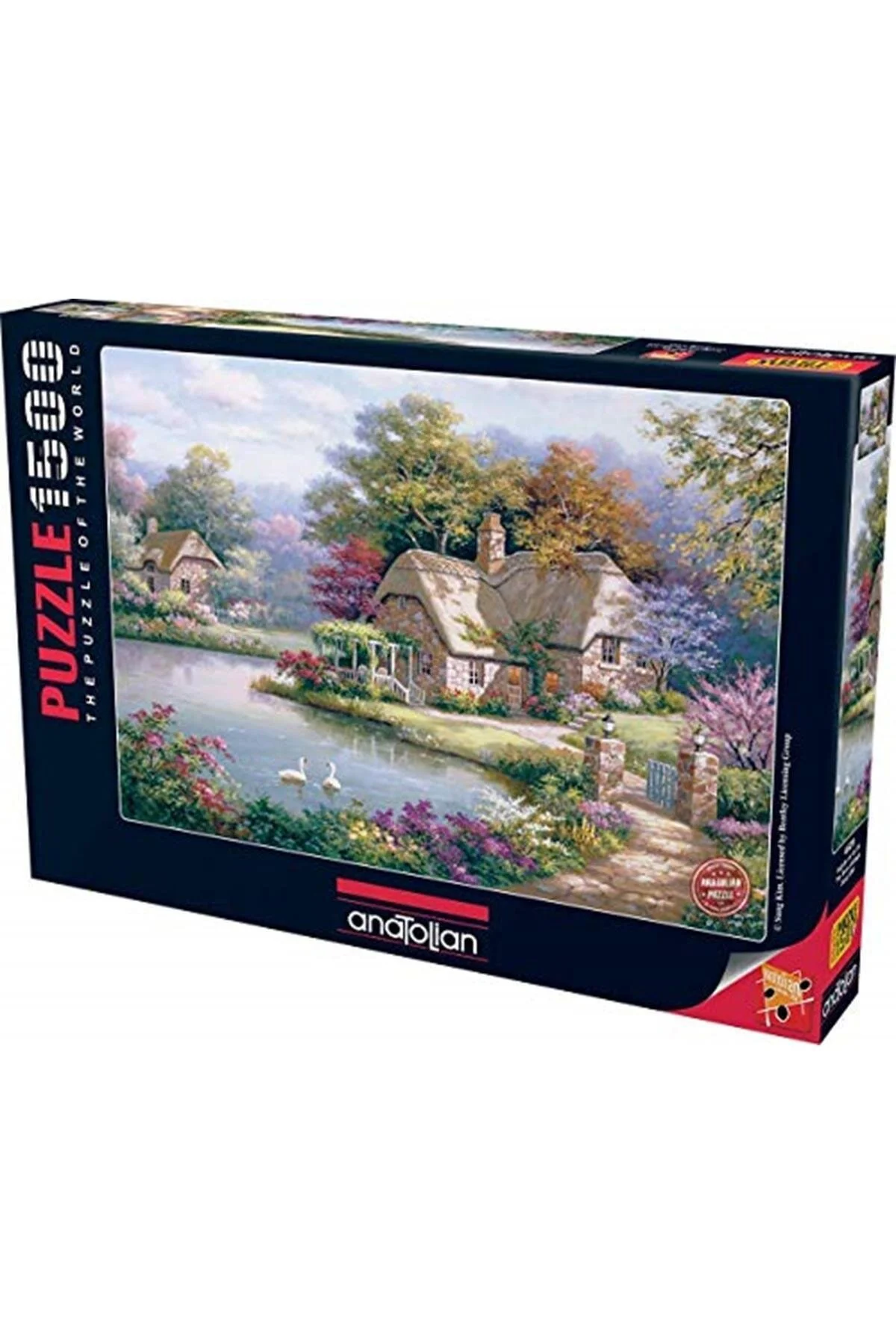 پازل قوها و خانه روستایی 1500 4529 Anatolian Puzzle