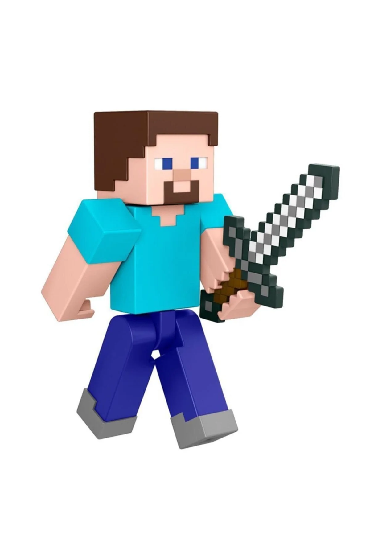 اسباب بازی های فیگور شخصیت ارقام لوازم جانبی MINECRAFT HFC27 محصول دارای مجوز استیو Mattel