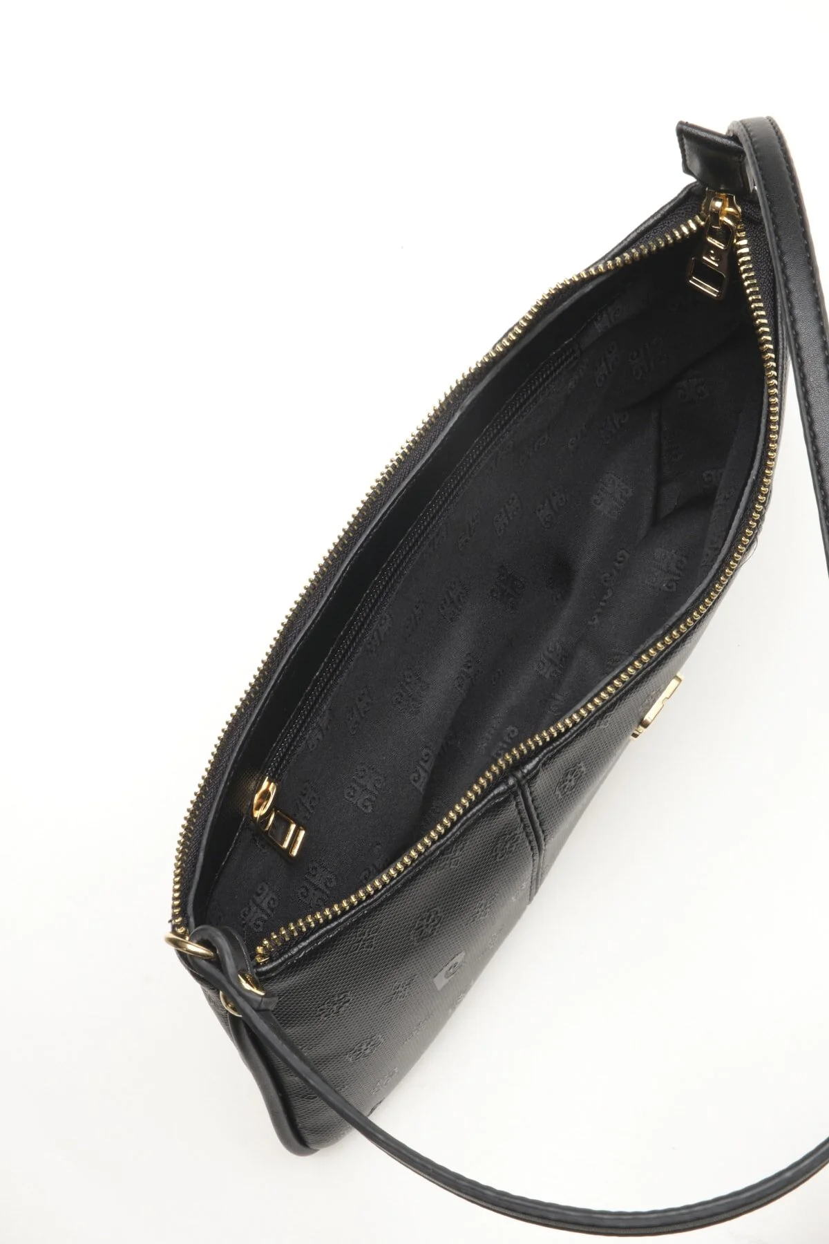 کیف شانه ای زنانه پرینت مشکی 05PO22Y1564 Pierre Cardin