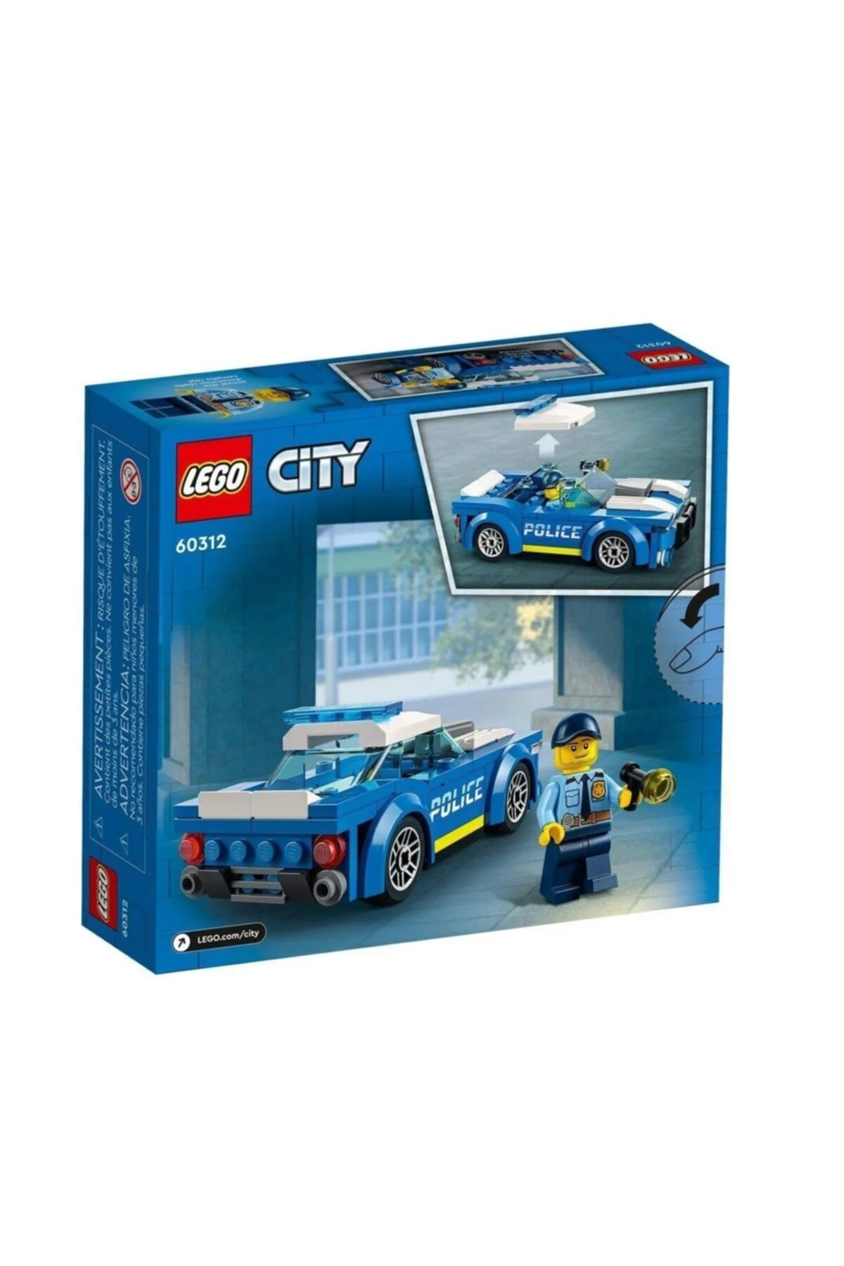 لگو و اسباب بازی های ساخت محور ماشین پلیس شهر 94 قطعه 60312 از ترکیه LEGO