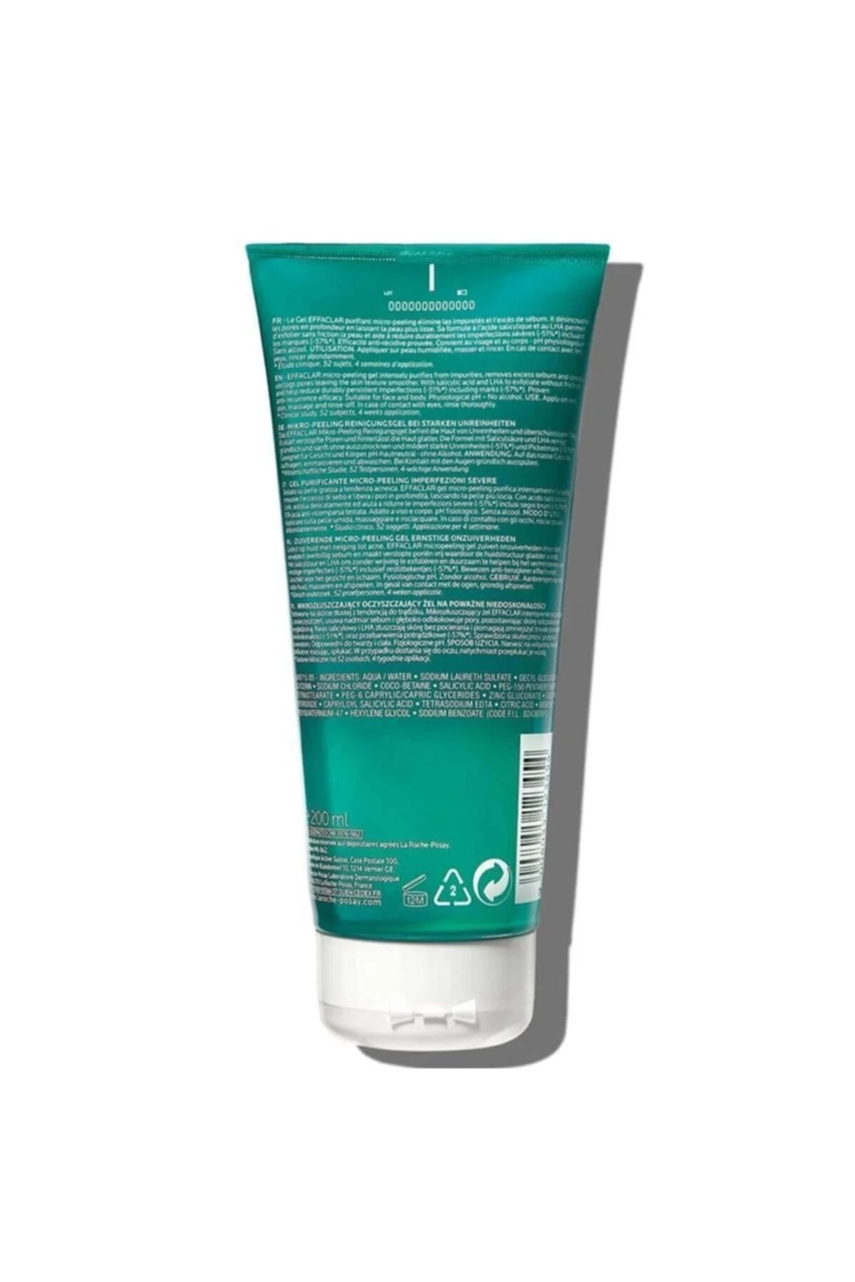 La Roche Posay ژل میکرو پیلینگ افاکلار 200 میلی لیتر