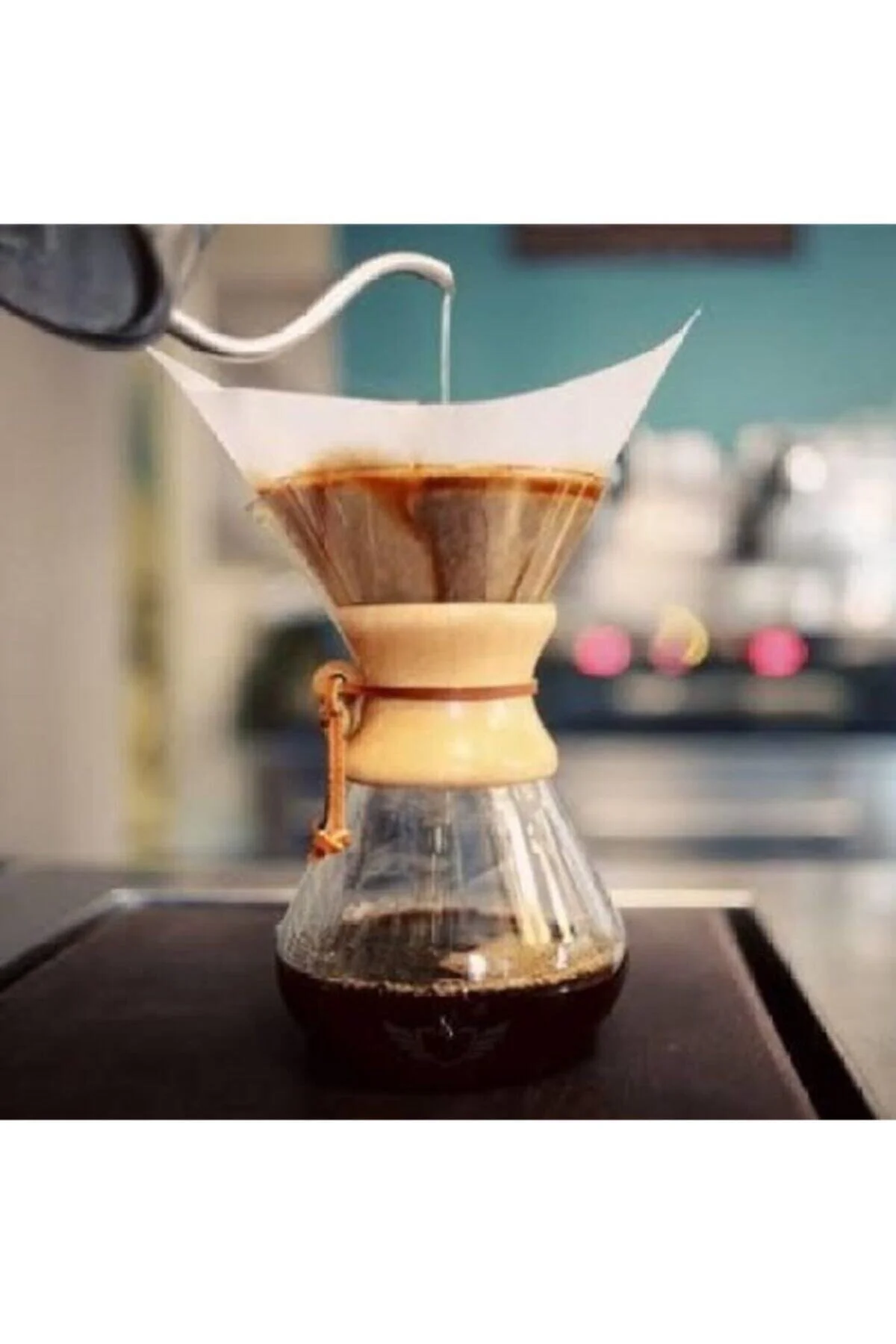 فرنچ پرس سفید Barista Chemex Set 1 4 مجموعه بر روی استارت ریخته Epinox