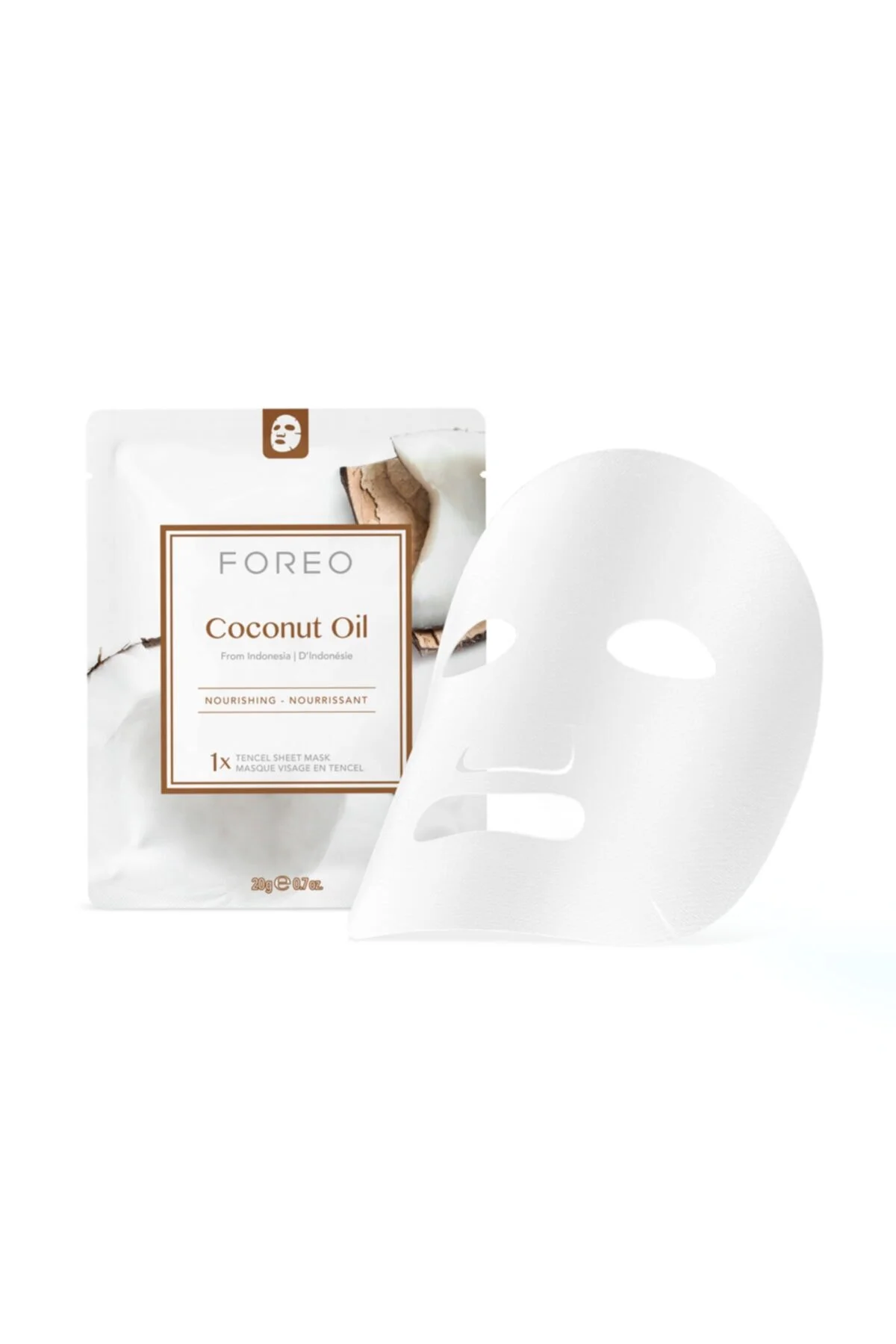 ماسک صورت واتر جت روغن نارگیل تغذیه 3 کاغذی  Foreo