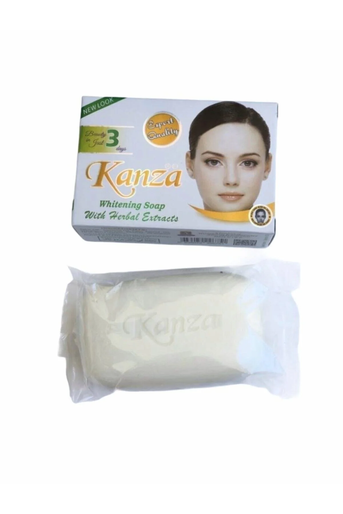 صابون جامد روشن کننده پوست Kanza با فرمولاسیون خاص و کیفیت عالی