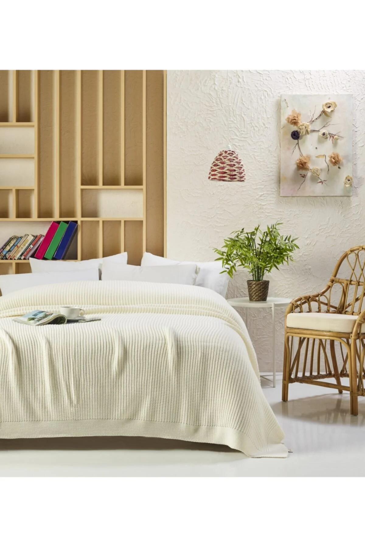 پتوی دو نفره پتو بافندگی CAP2101 اورجینال Betires Home