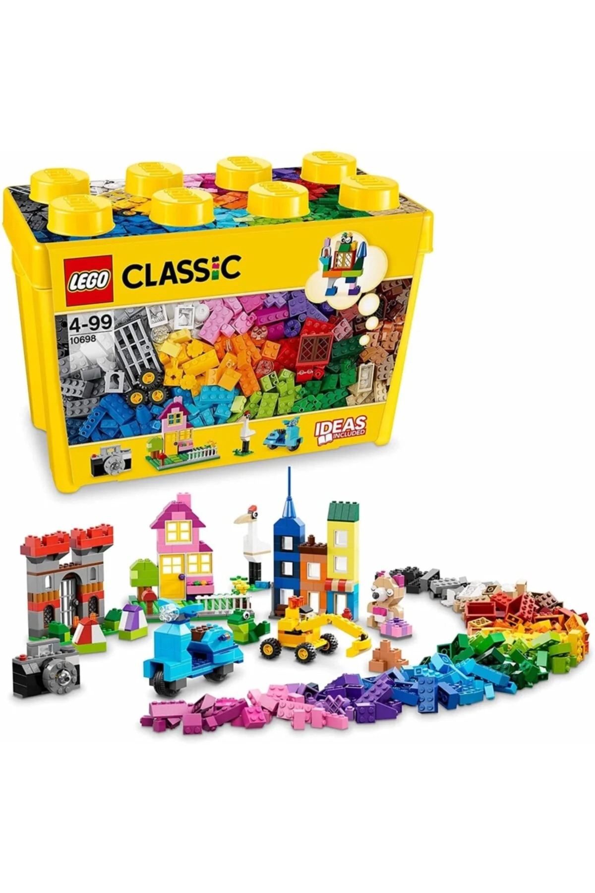 لگو جعبه ساز خلاق کلاسیک 10698 790 قطعه اورجینال LEGO