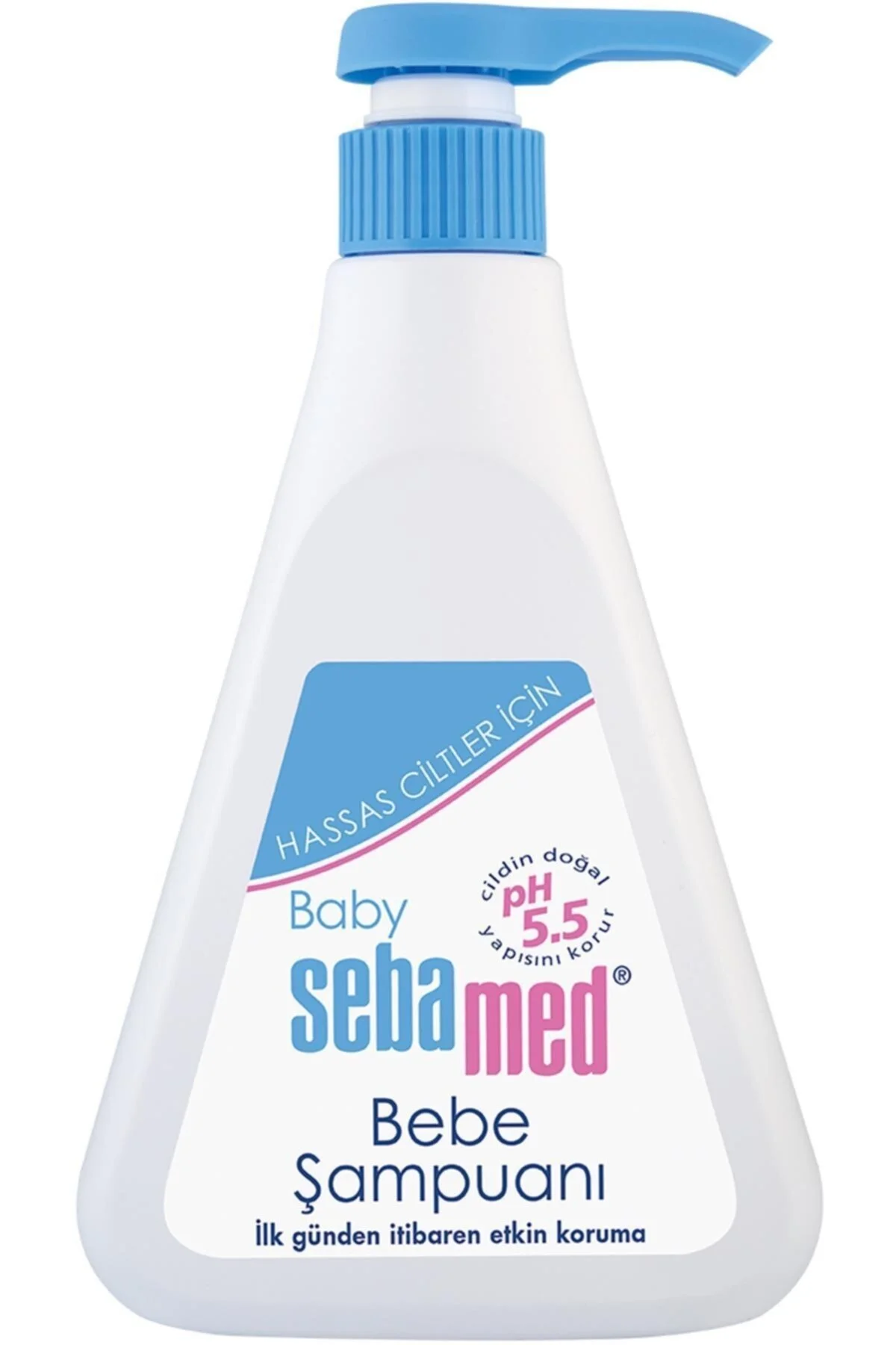 ست مراقبت کودک پسرانه و دخترانه بچگانه پمپ شامپو 500 میل Sebamed