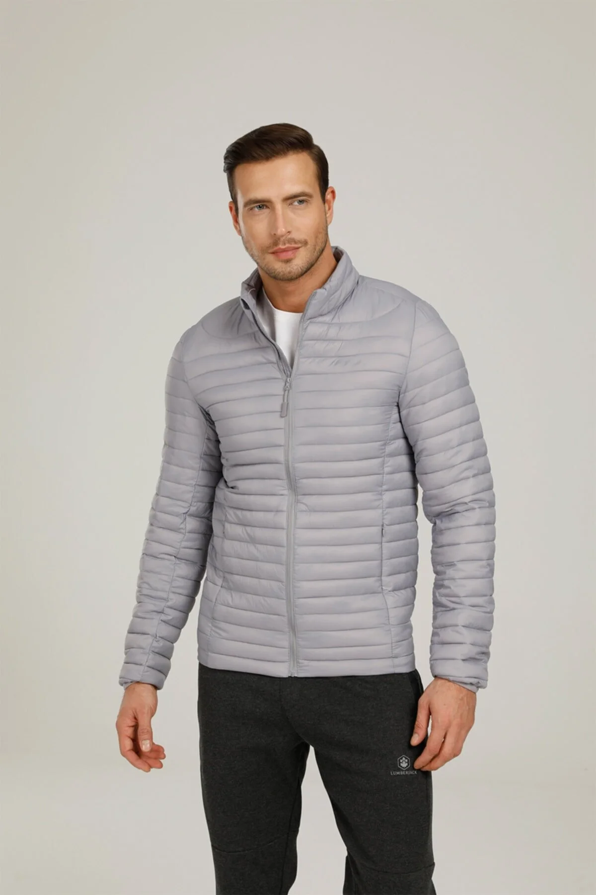 کاپشن مانتو مردانه 101044988 SN21 PERRY COAT طوسی Lumberjack