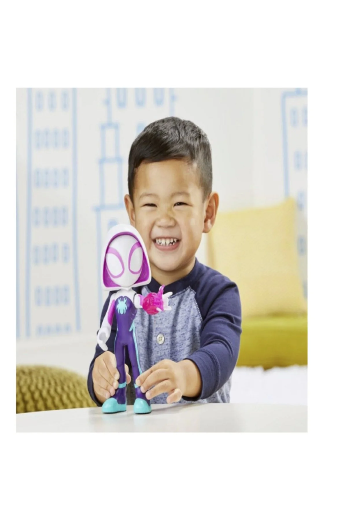 اسباب بازی های فیگور شخصیت عنکبوت عنکبوتی و دوستانش Mega Ghost شکل 25Cm  Hasbro