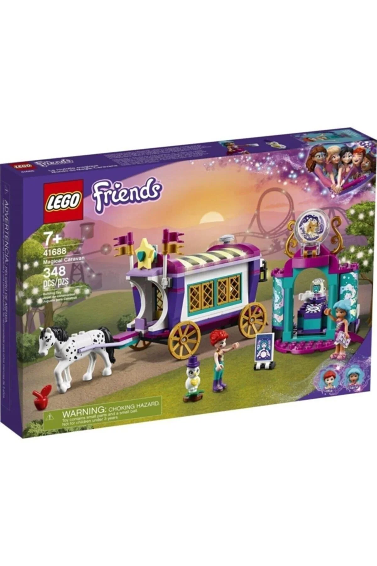 اسباب بازی های آموزشی کاروان جادویی دوستان ست ساختمان برای کودکان 348 عدد اورجینال LEGO