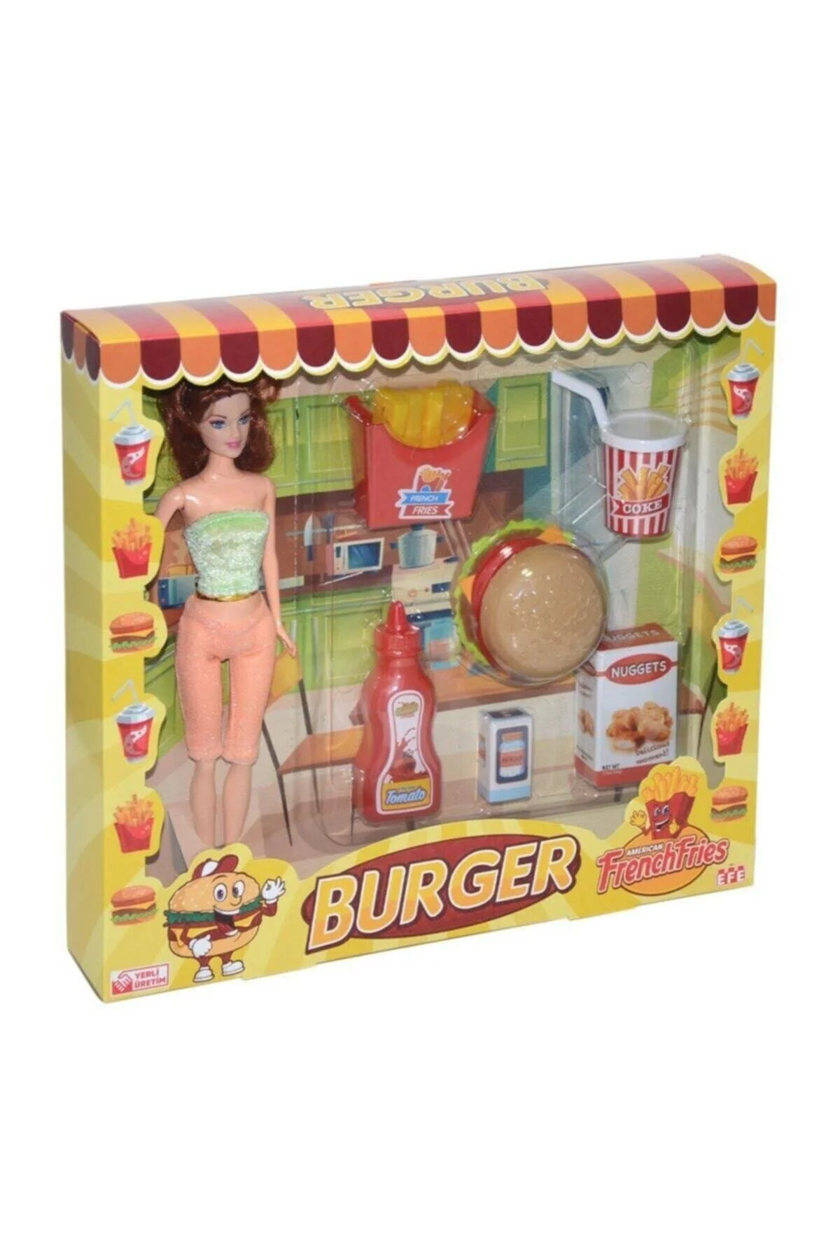 اسباب بازی های فیگور دیگر کودک با ست بورگت اورجینال Efe Toys