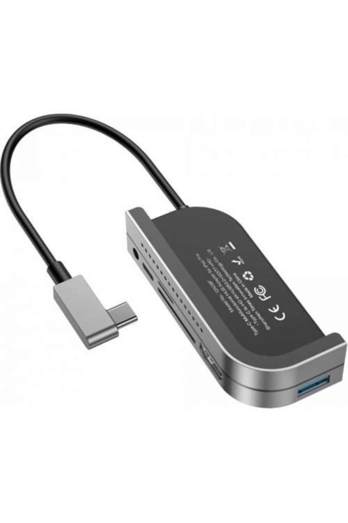 مودم ADSL 6IN1 HUB 4K HDMI USB 3.0 TYPE C ADEPTER 3.5MM SD TF کارت MICRO Baseus