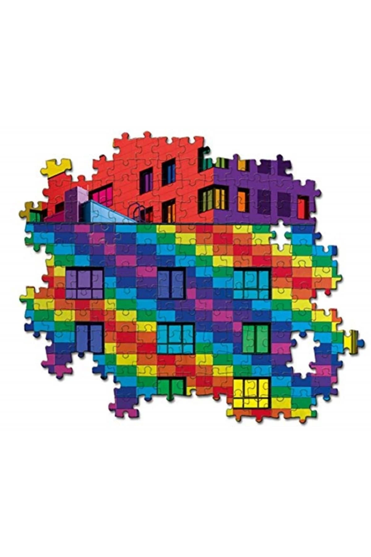 پازل برند: 35094 500 قطعه Colorboom Puzzle Squares رده: لگو  Clementoni