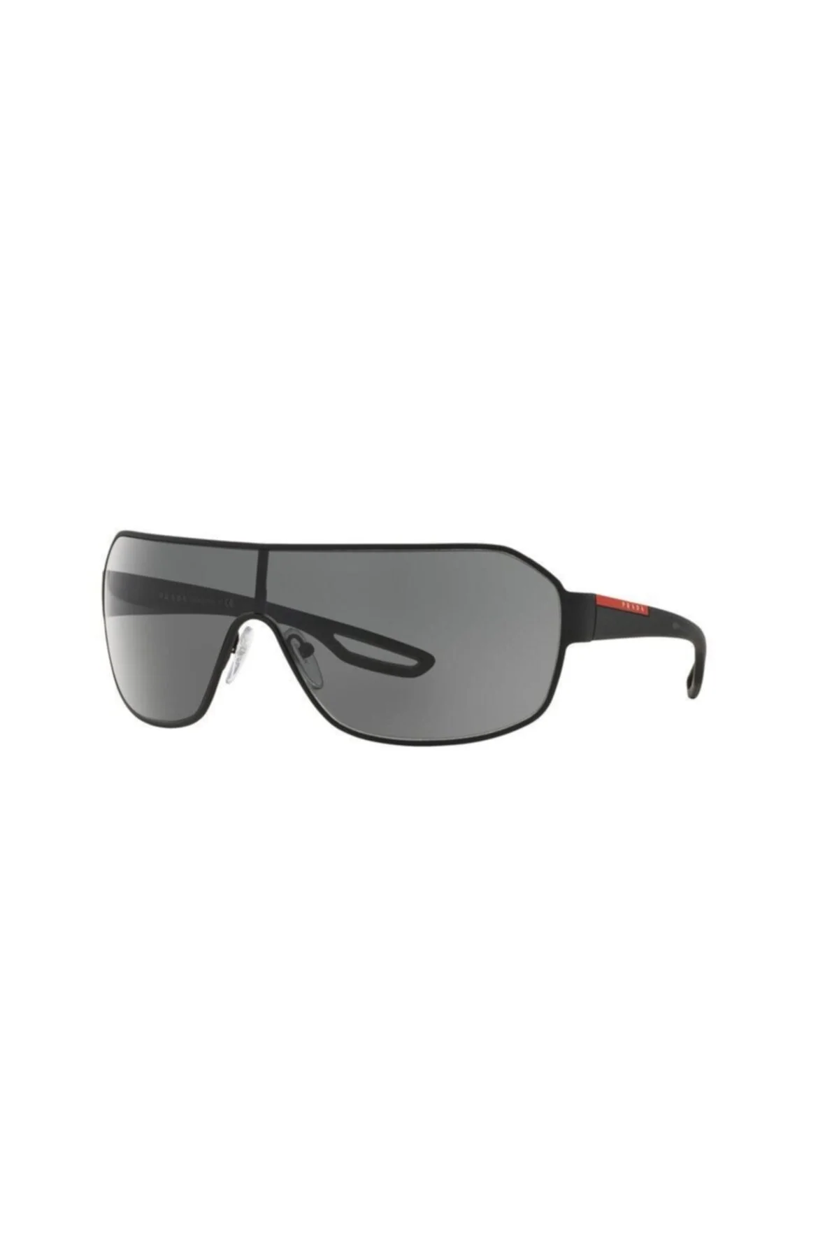 عینک آفتابی مشکی مردانه سیاه مربعی Ps 52qs Dg01a1 37 Prada Sport
