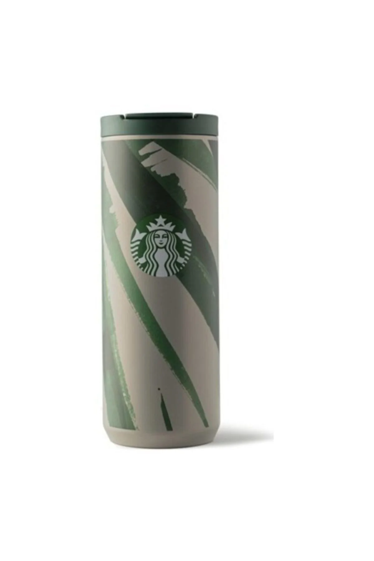 فلاسک قمقمه سری کلاسیک خاکستری سبز رنگی 473 میلی لیتر استارباکس Starbucks
