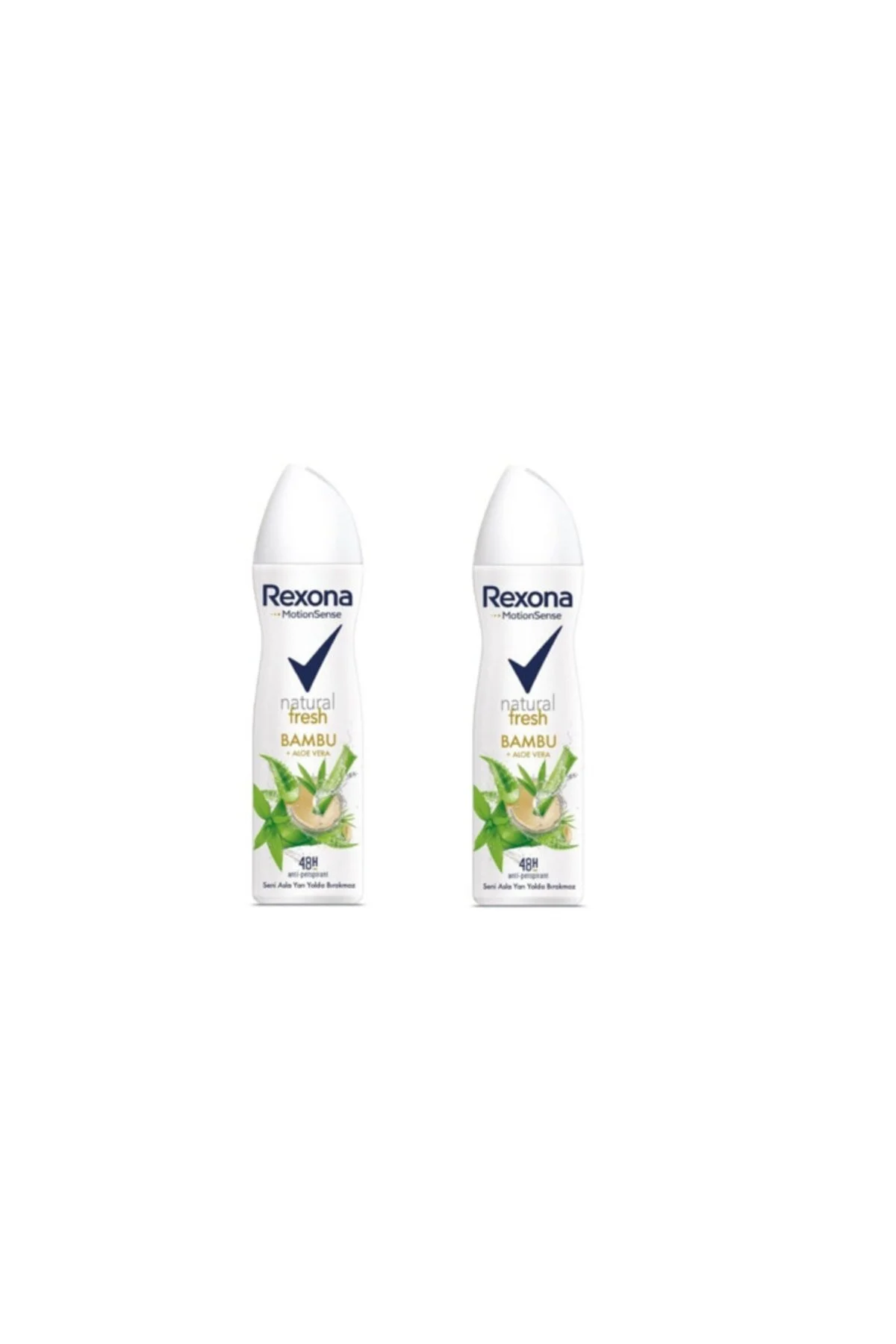 دئودورانت طبیعی Natural Fresh بامبو تازه آلوئه ورا پک ۲ عددی 150میلی رکسونا Rexona