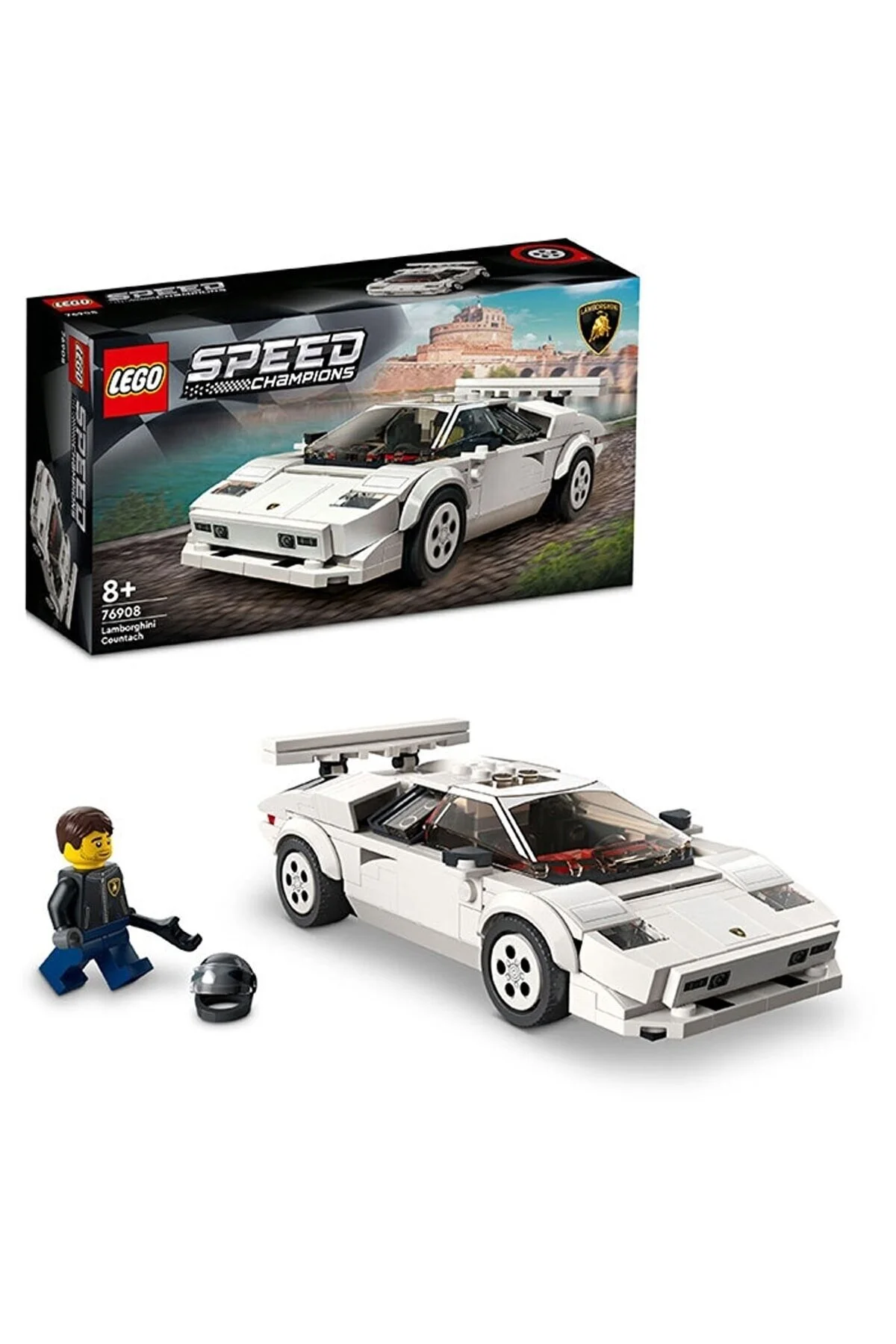 لگو قهرمانان سرعت لامبورگینی COUNTACH 76908 اورجینال LEGO