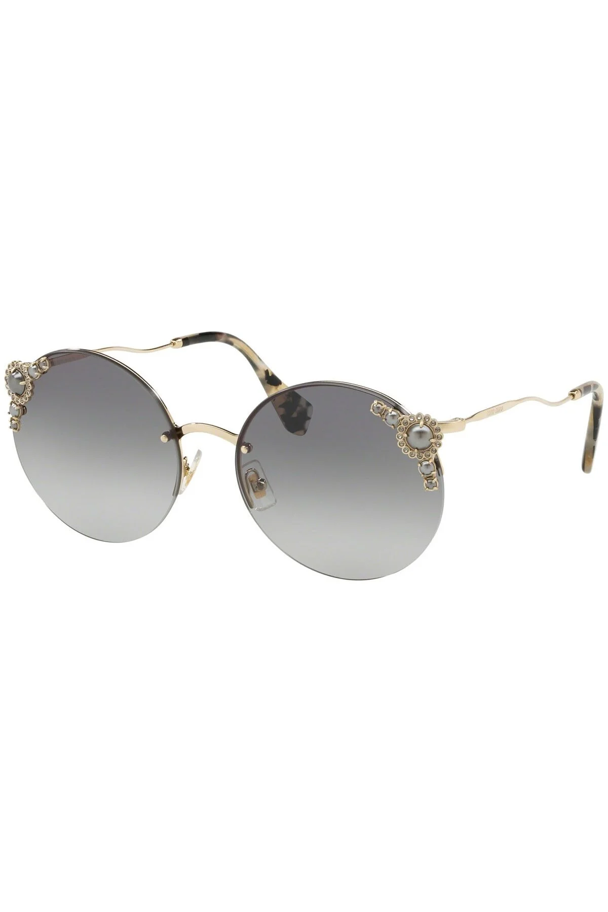 عینک آفتابی سفید زنانه MU52TS WO43M1 60 Miu Miu