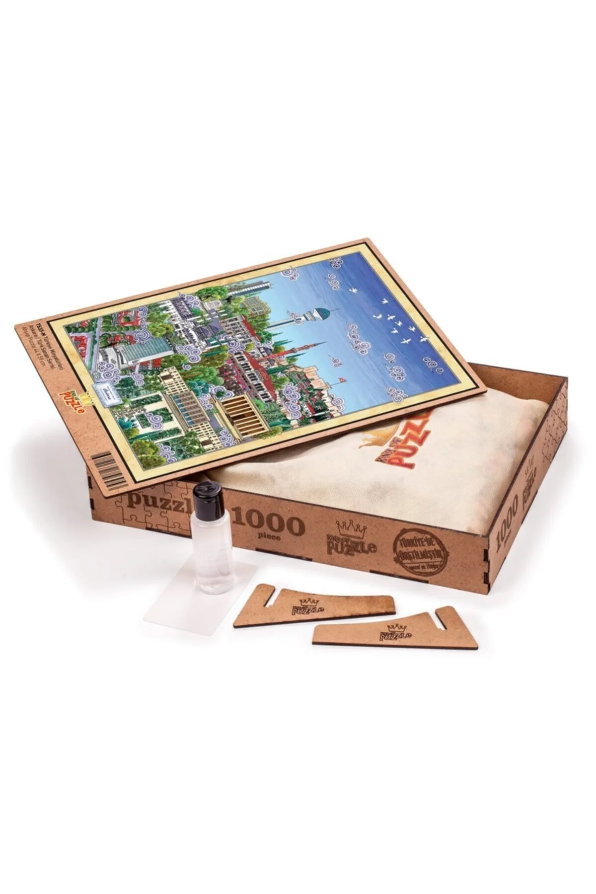 پازل MINIATURES ANKARA NASUHI HASAN چوبی 1000 تکه King Of Puzzle