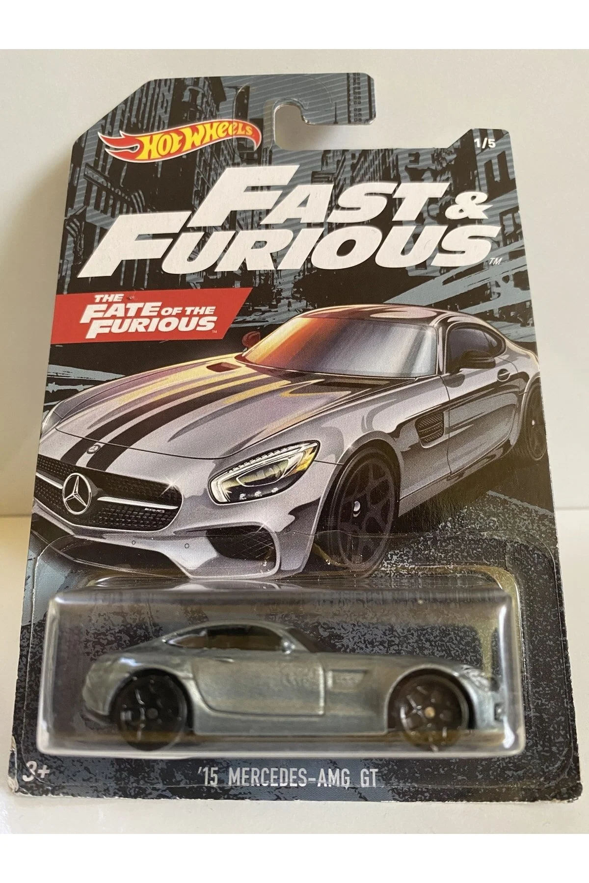 ماشین اسباب بازی HOTWHEELS '15 MERCEDES AMG GT HOT WHEELS