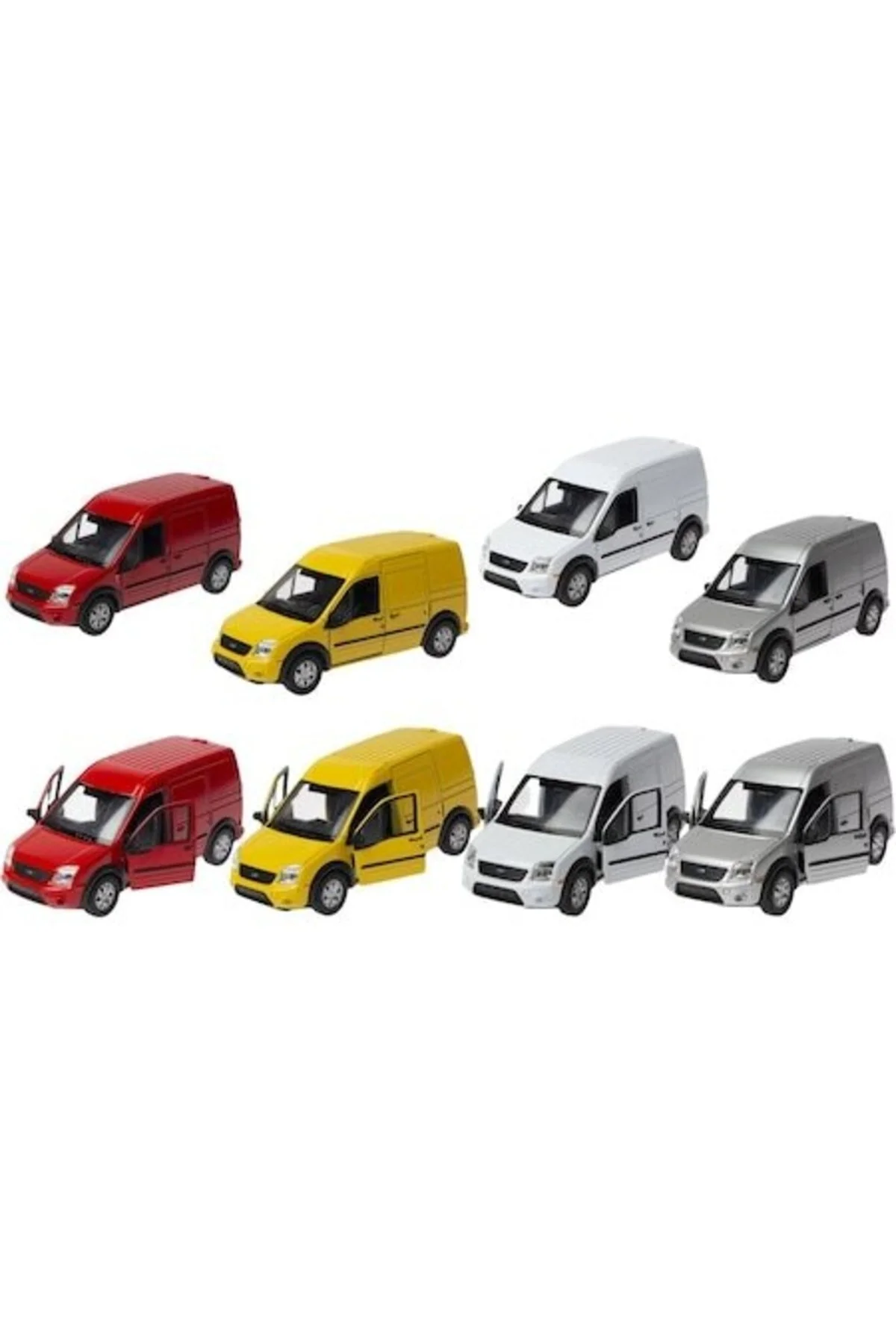 ماشین اسباب بازی TRANSIT CONNECT 1 36 SCALE PULL AND DROP مدل فلزی WELLY