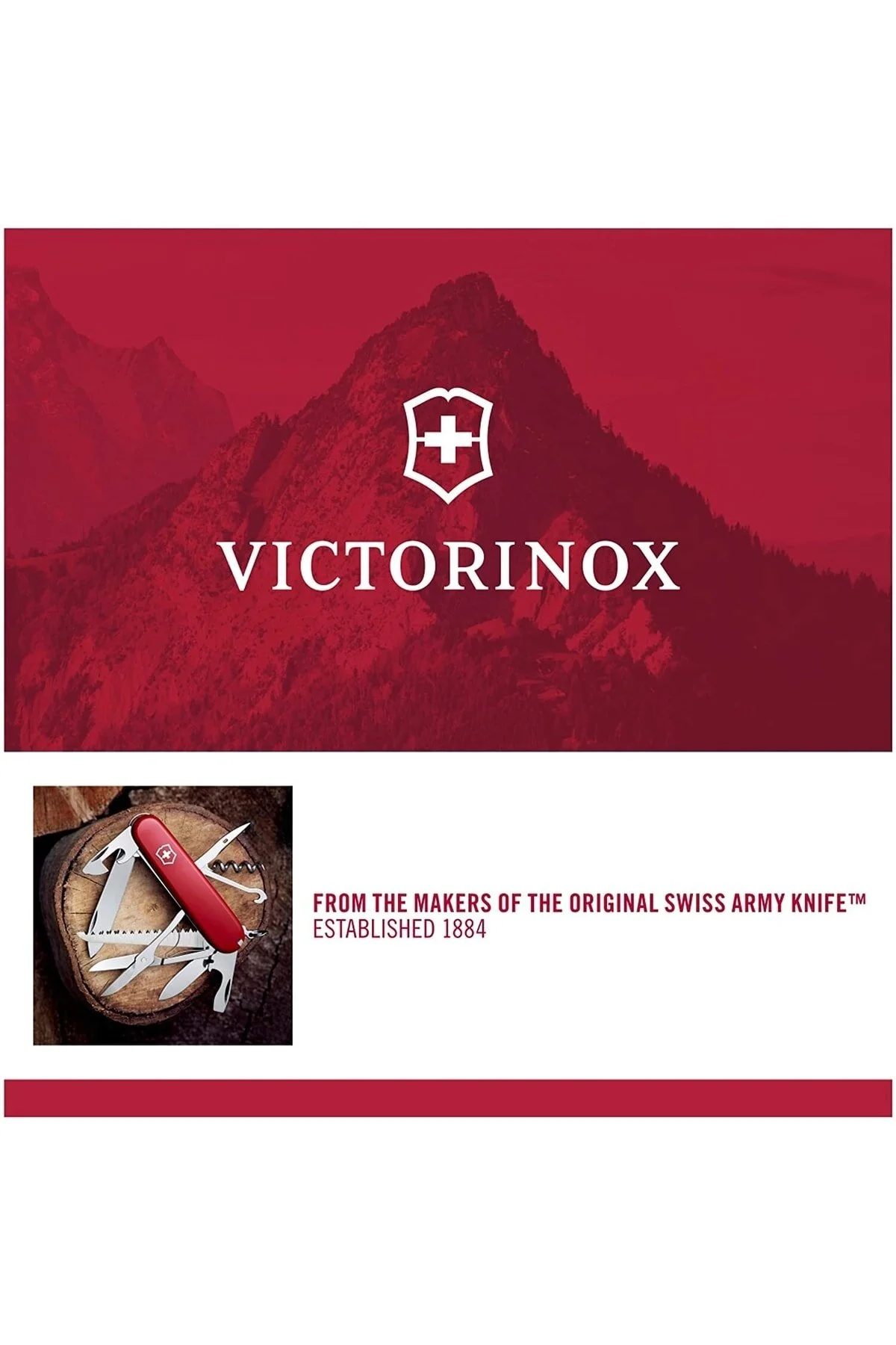 پوستکن سفید ست لایه برداری کامل قرمز Evrekala VICTORINOX