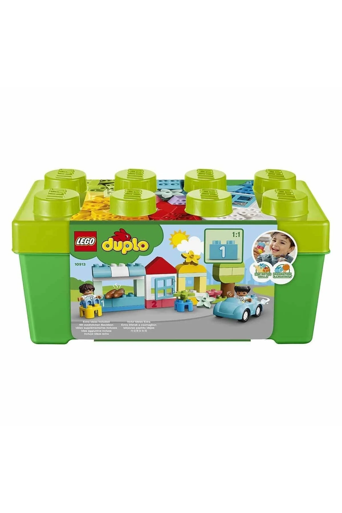 ست علمی اسباب بازی جعبه آجر کلاسیک DUPLO 10913 اورجینال LEGO