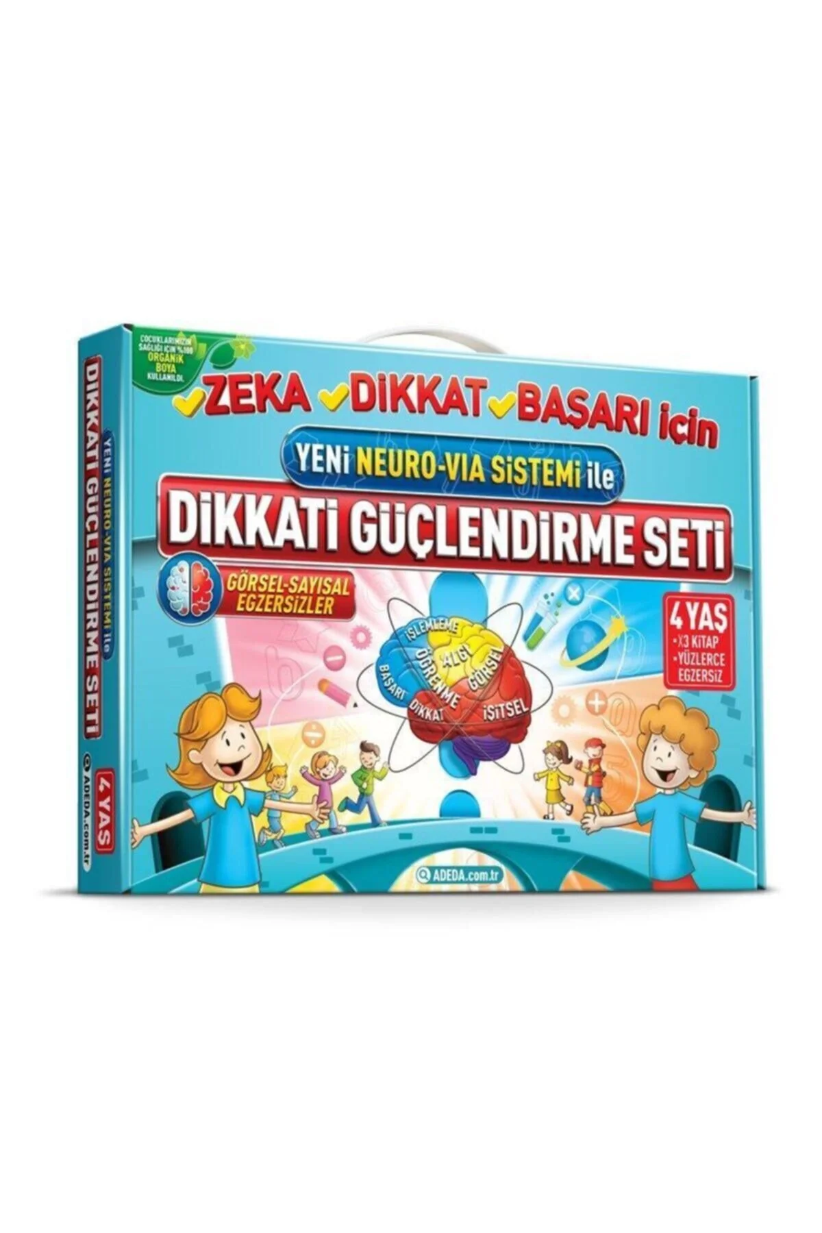 کتاب های فعالیت و آموزشی توجه ADEDA وارد سن 4 دوره شود Adeda Yayınları