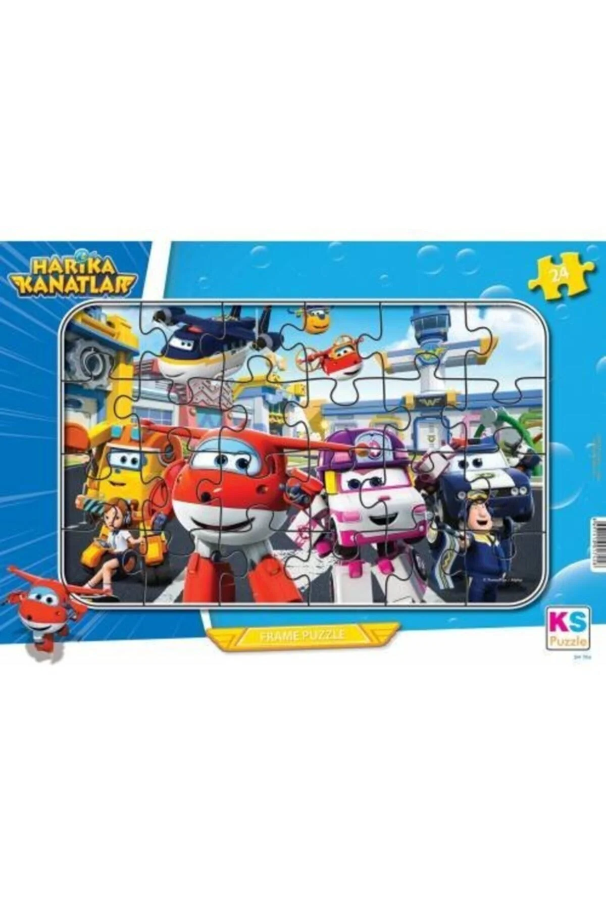 پازل 24 قطعه بالهای عالی قاب HK 704 اورجینال Ks Games