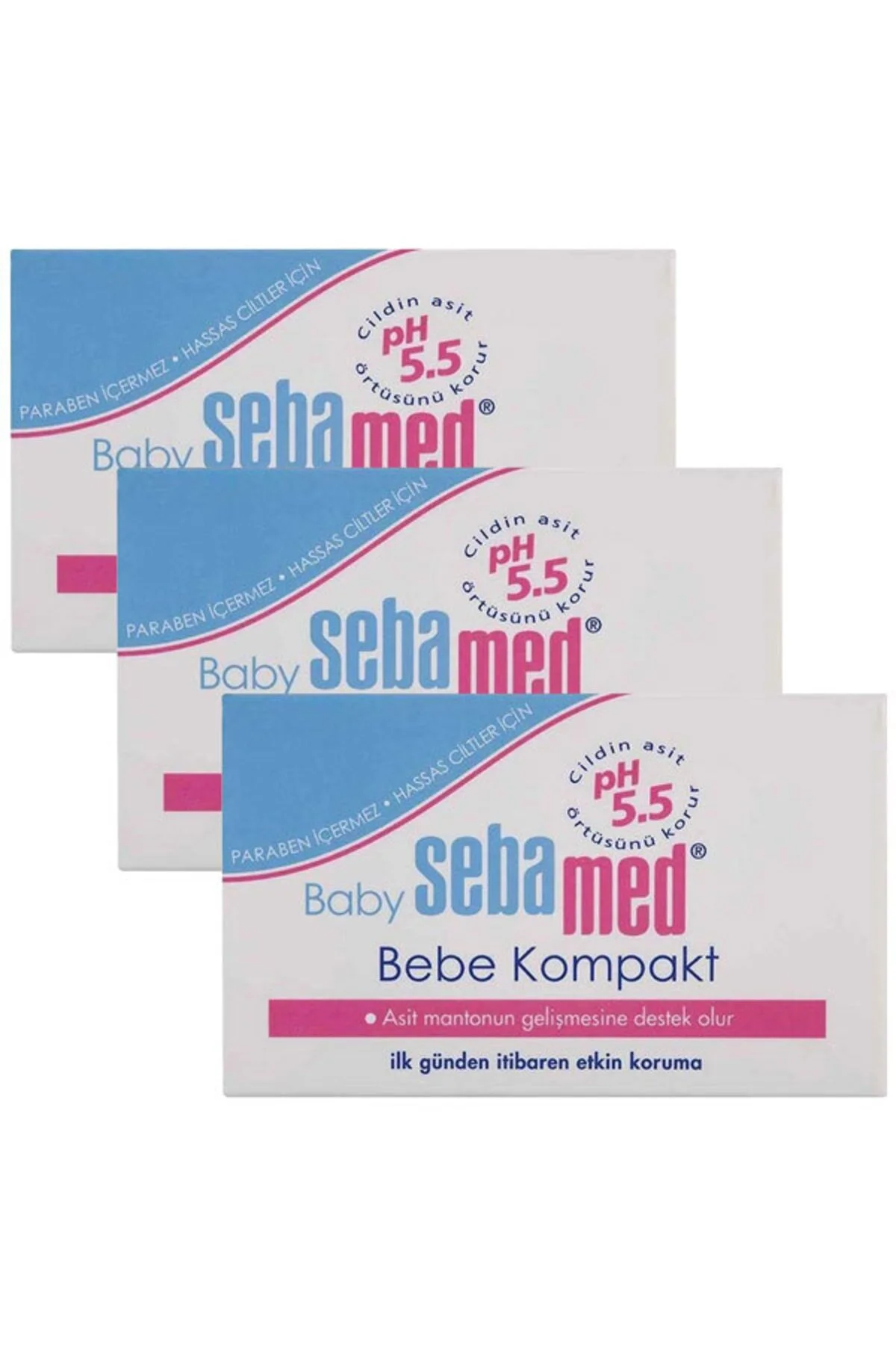 صابون بچه پسرانه و دخترانه بچگانه کودک 100 گرم X 3 قطعه Sebamed