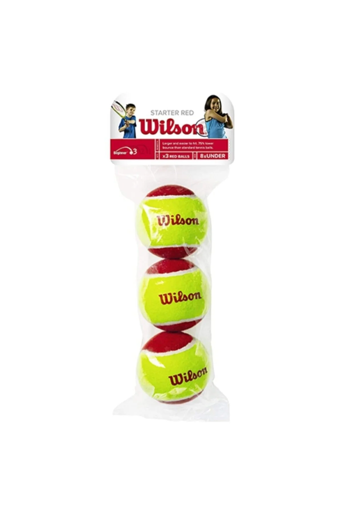 توپ تنیس دخترانه و پسرانه بچگانه کودکان WRT137001 STARTER EASY 3 PACK Wilson