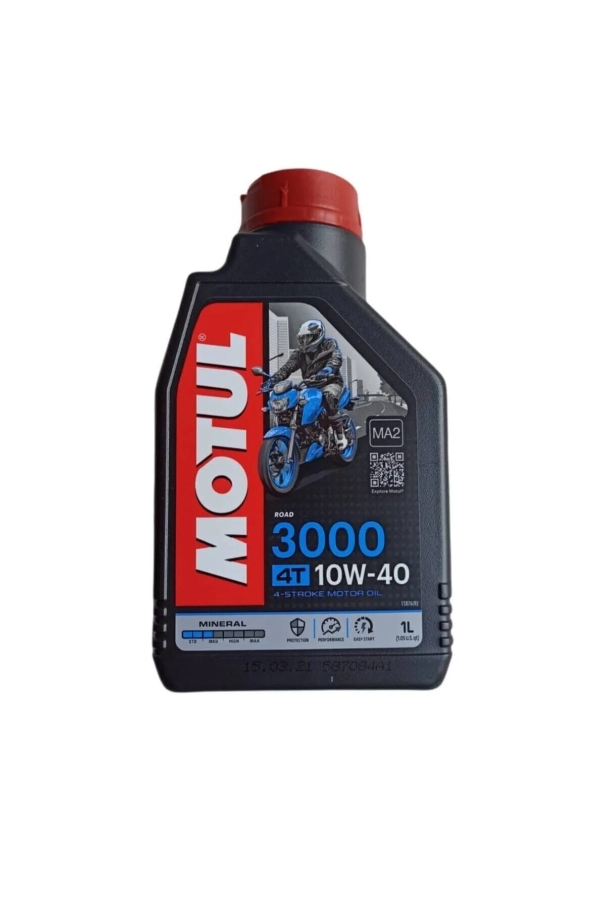 فیلتر روغن موتورسیکلت 3000 10W 40 ARR6618 موتول اورجینال Motul