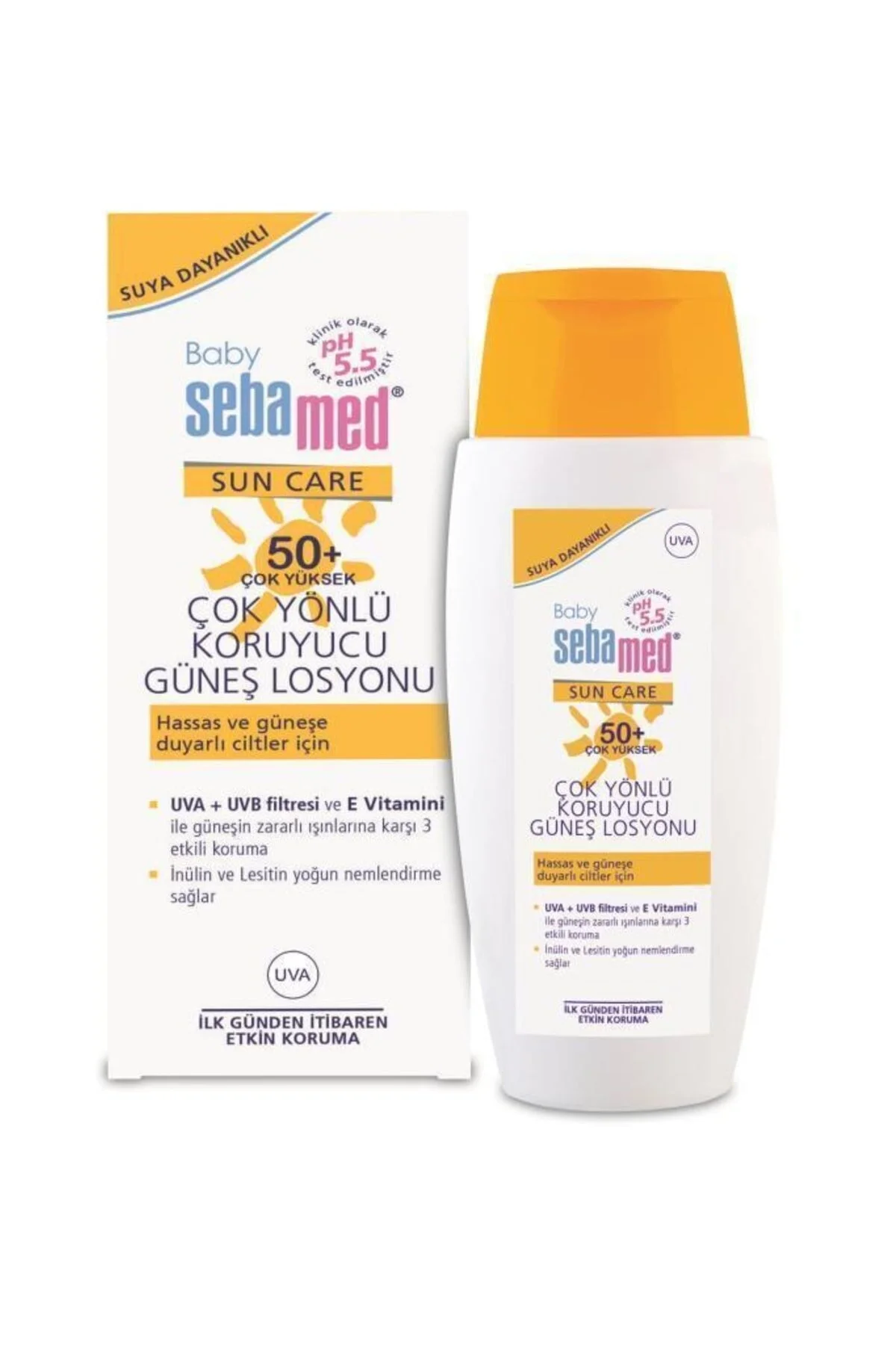 Sebamed لوسیون بچه‌گانه ضدآفتاب 50+ حجم 150 میلی‌لیتر