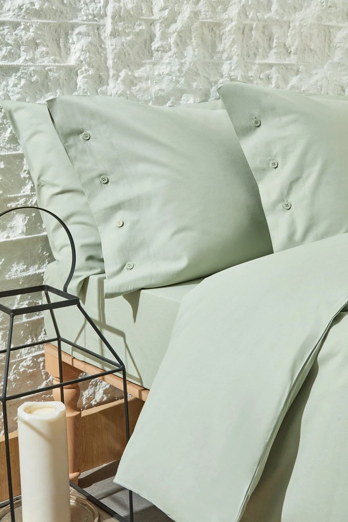 کاور لحاف دو نفره مجموعه پوشش DUVET DOUBLE RANFORCE SAGE Yataş