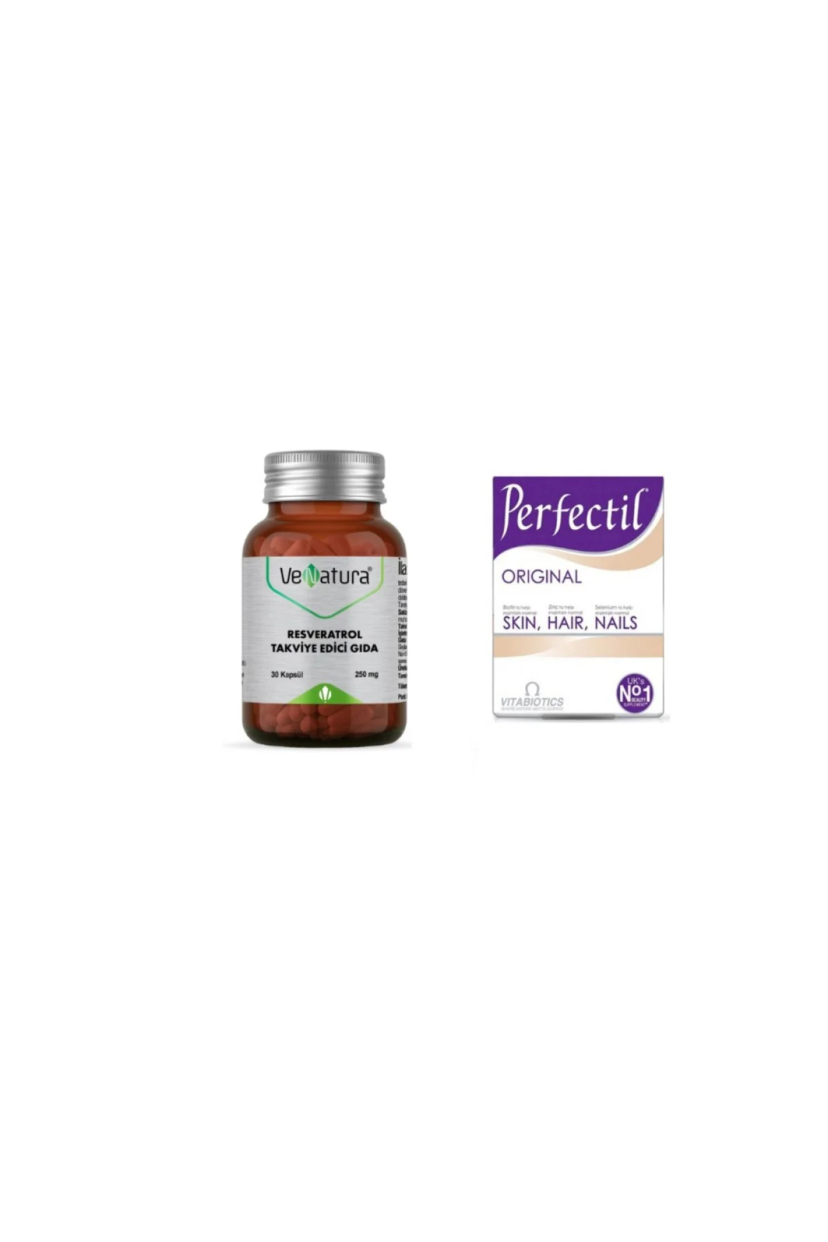ویتامین RESVERATROL 250 MG 30 CAPSULES + PERFECTIL تبلت Venatura