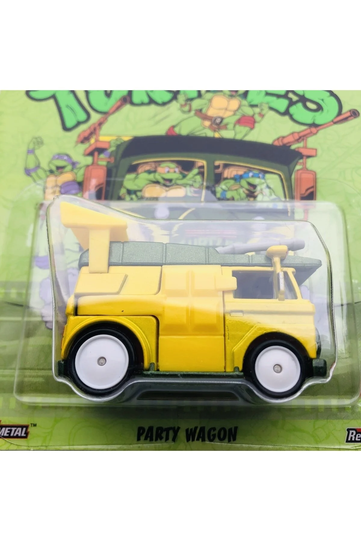ماشین اسباب بازی لاک پشت نینجا واگن 1:64 Scale Hotwheels برند ممتاز HOT WHEELS
