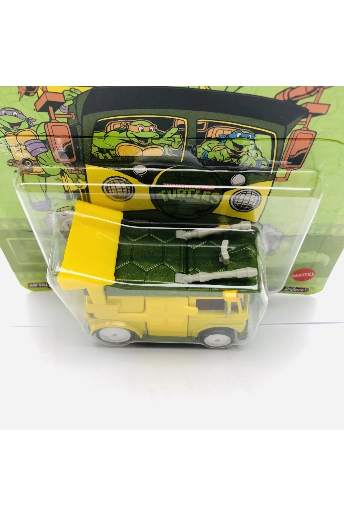 ماشین اسباب بازی لاک پشت نینجا واگن 1:64 Scale Hotwheels برند ممتاز HOT WHEELS