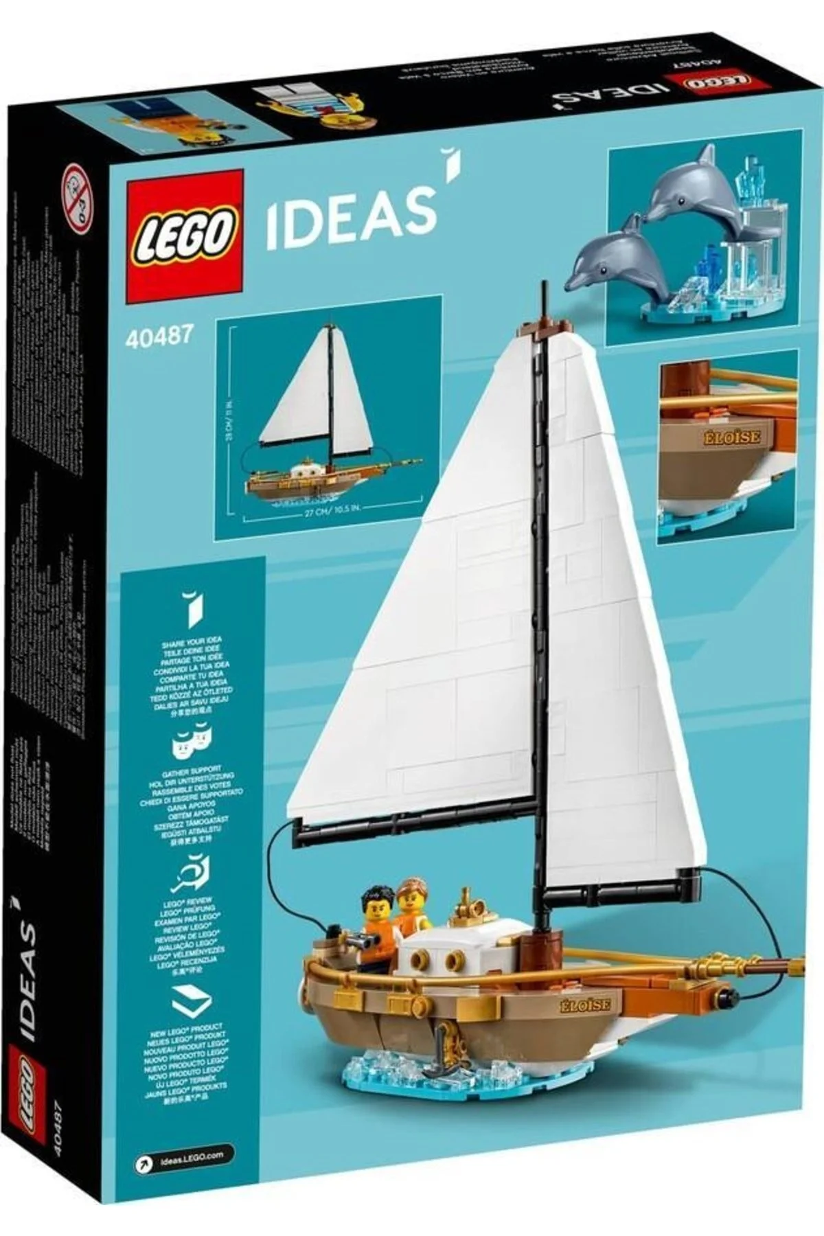 لگو و اسباب بازی های ساخت محور IDEAS 40487 SAIL BOAT ADVENTURE از ترکیه LEGO