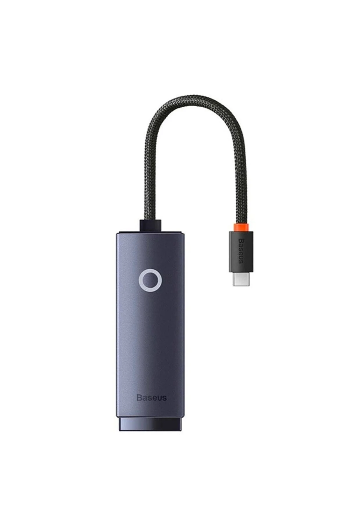 مبدل سری LITE 100MBPS TYPE C به RJ45 اترنت لن آداپتور خاکستری Baseus