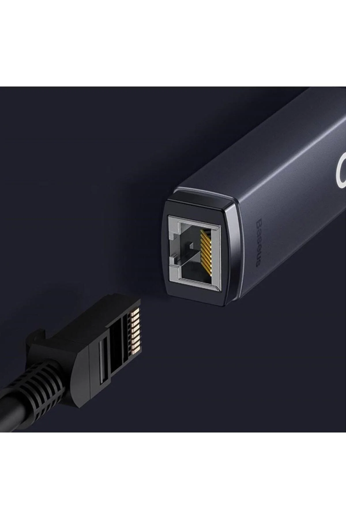 مبدل سری LITE 100MBPS TYPE C به RJ45 اترنت لن آداپتور خاکستری Baseus