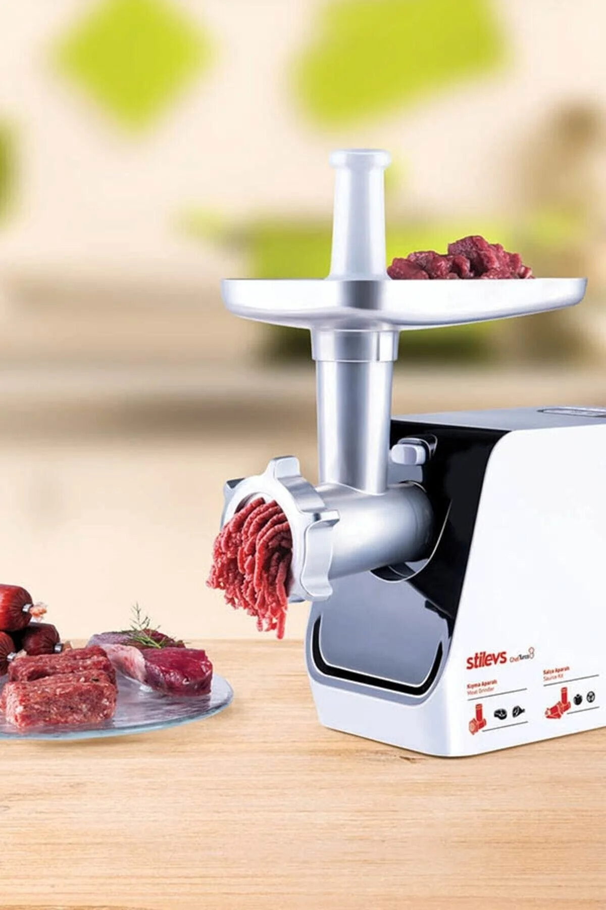 چرخ گوشت CHEFTURCO سفید و مشکی اورجینال Stilevs