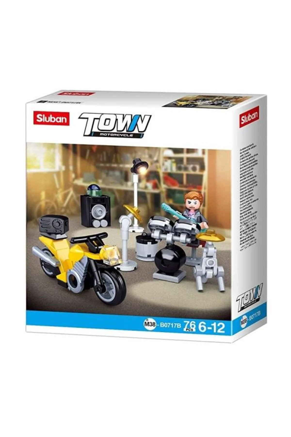 لگو و اسباب بازی های ساخت محور TOWN RACTER 76 قطعه LEGO 8681241199689 Sluban