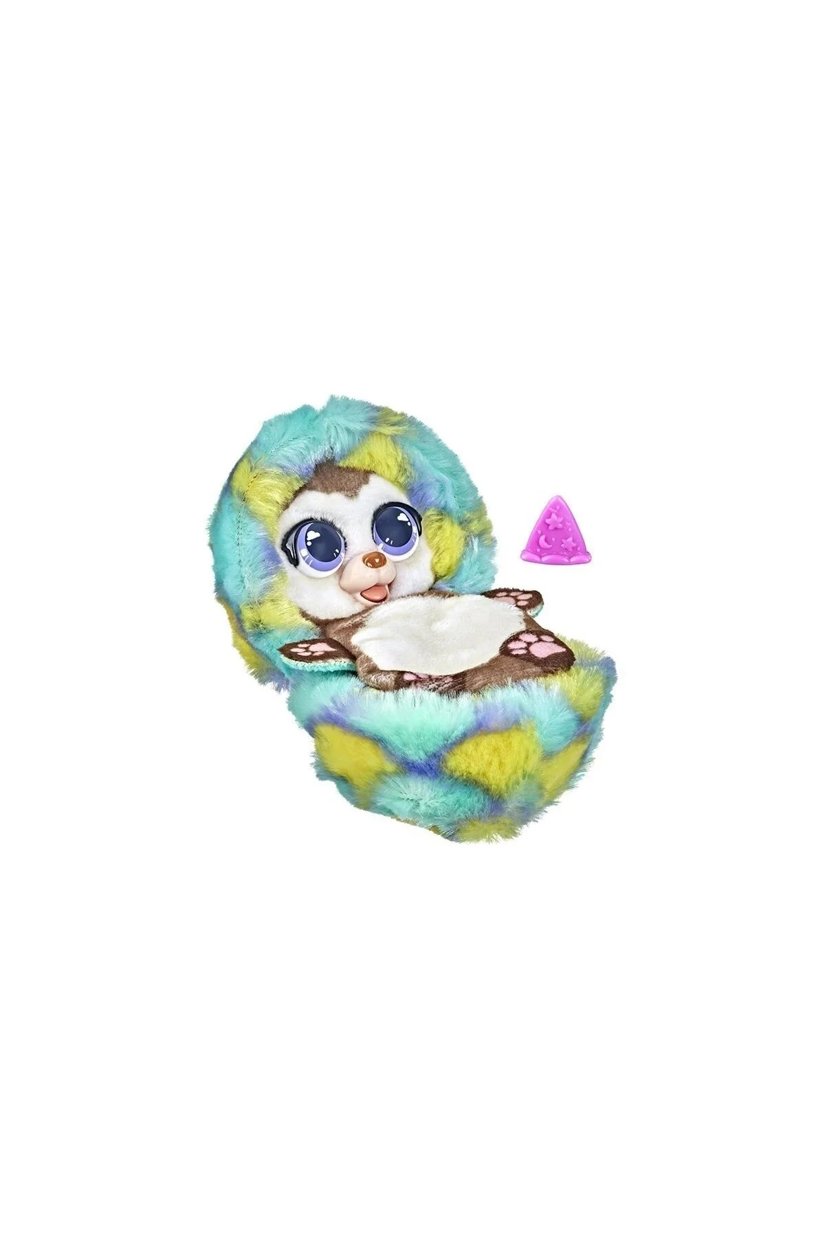 اسباب بازی های پشمی چند رنگ مردانه و زنانه F3519 Furreal Rollies Pompom Animals بسته تعجب Hasbro