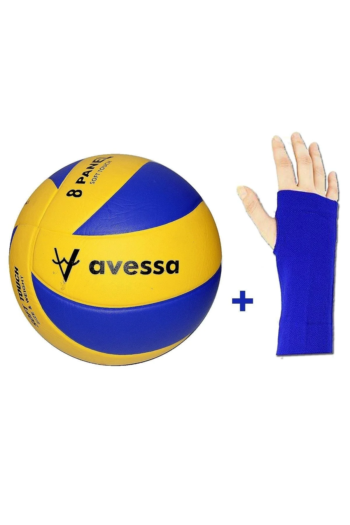 توپ والیبال VOLLEYBALL BALL 8 PANEL BLUE VL400 BRANCH AVS COLLUK Avessa