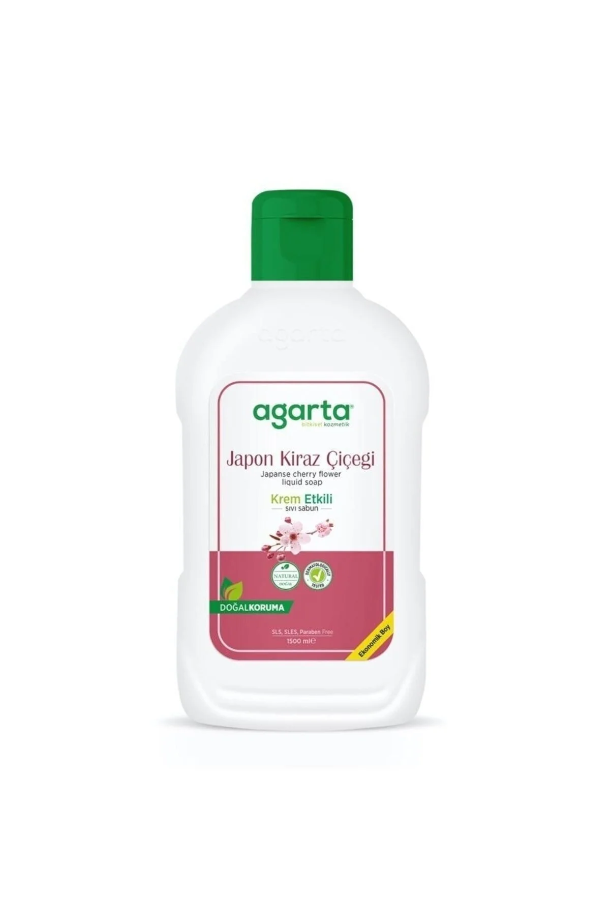 صابون مایع طبیعی گل چای ژاپنی 1500 میلی لیتر Agarta
